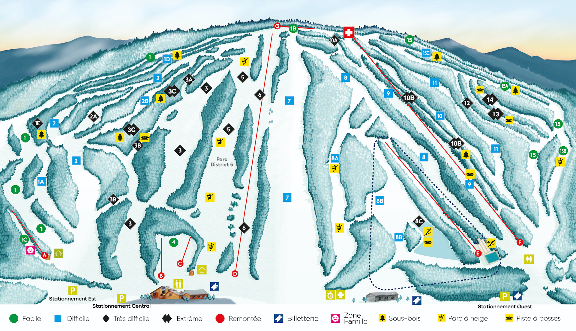 Pistes & conditions - Centre de ski Le Relais